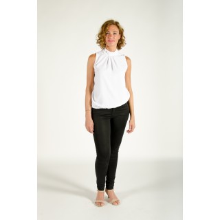 Blusa halter sin mangas